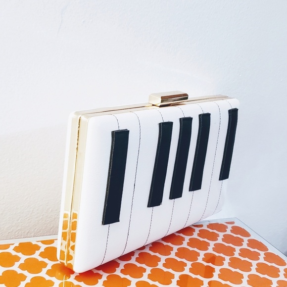 NEW Piano key board Clutch bag - Picture 2 of 6